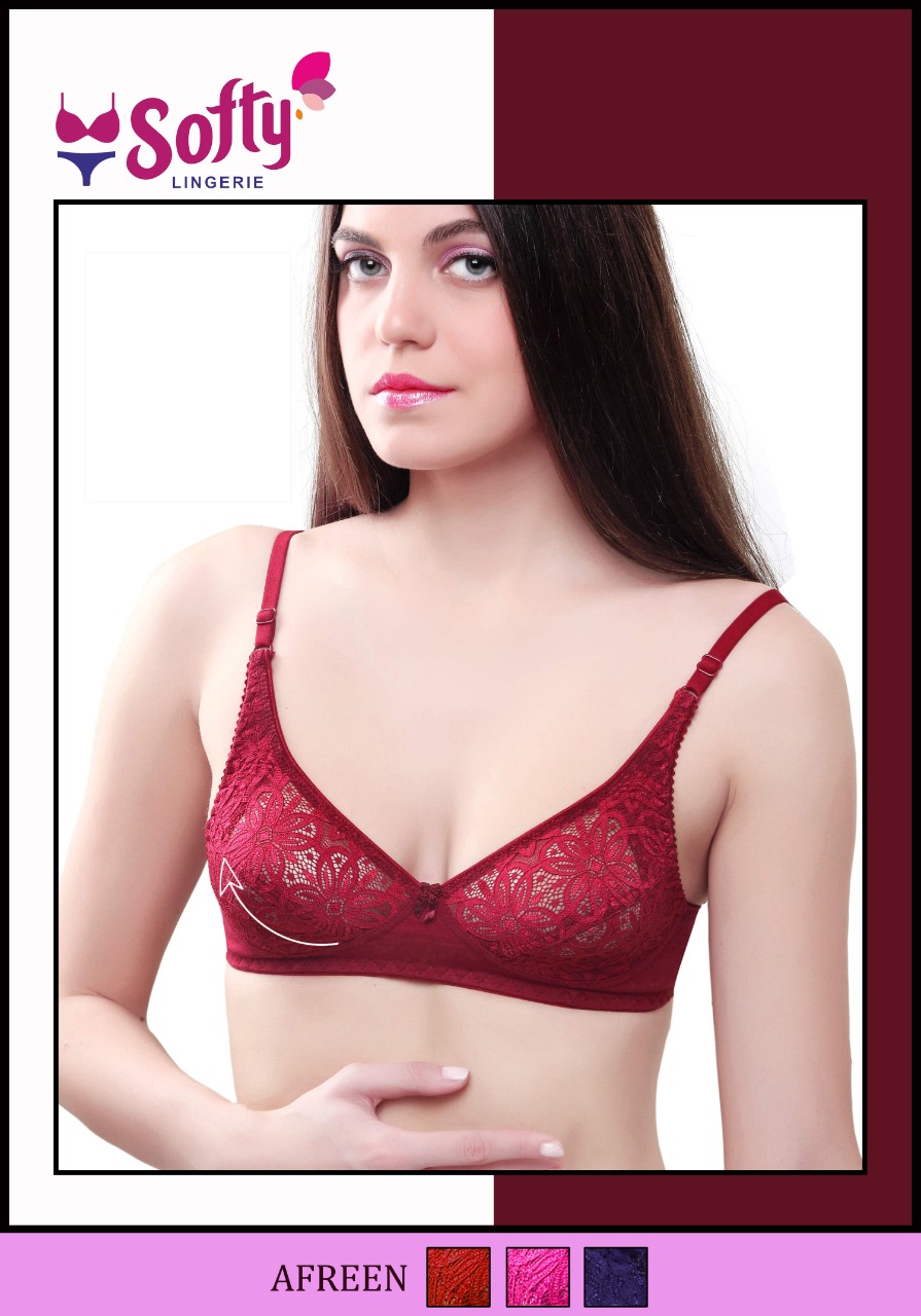 DOLLY- SUPPORTIVE UNDERWIRE LACE BRA – Softybra