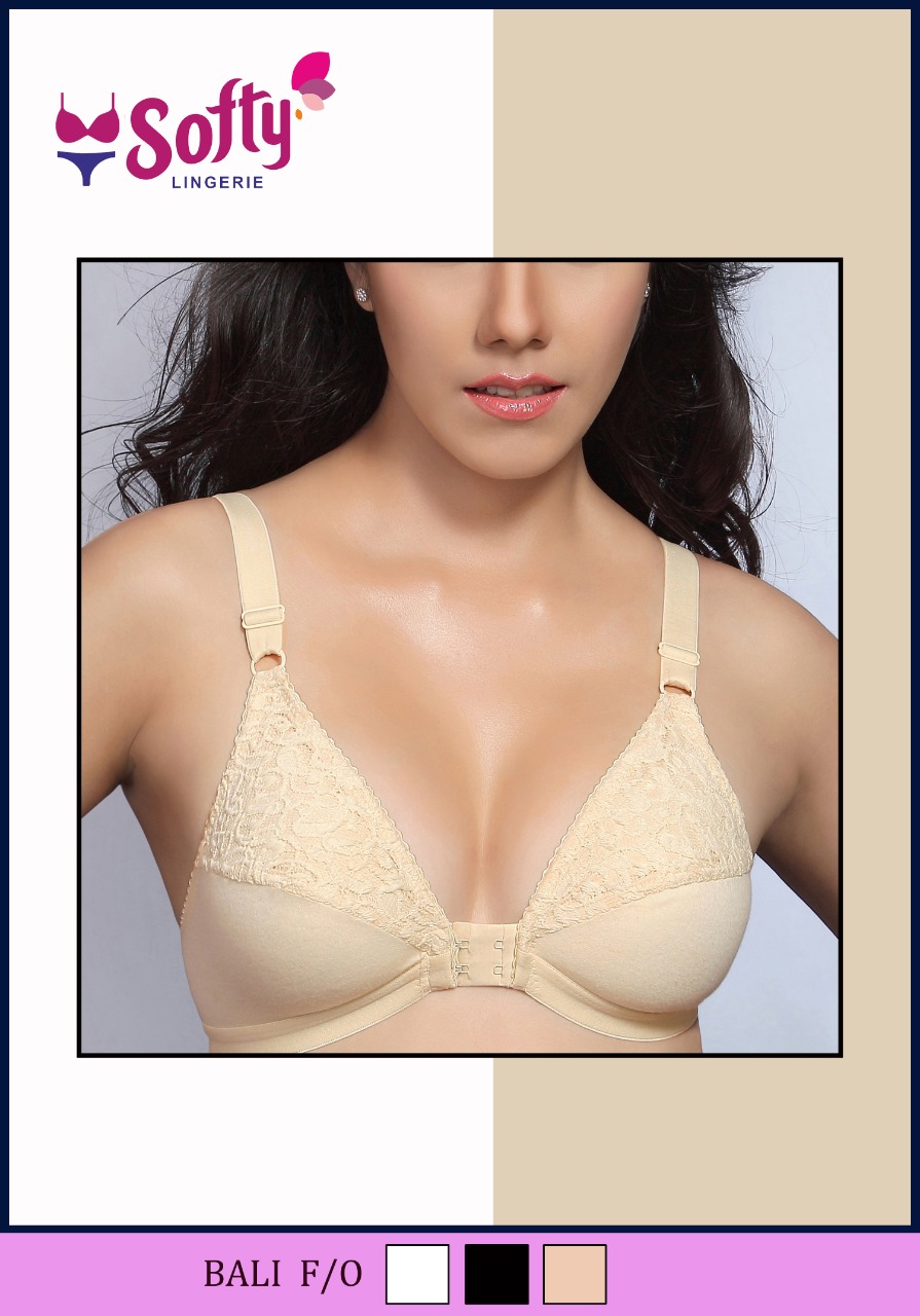 BALI- PLAIN FRONT OPEN BRA – Softybra